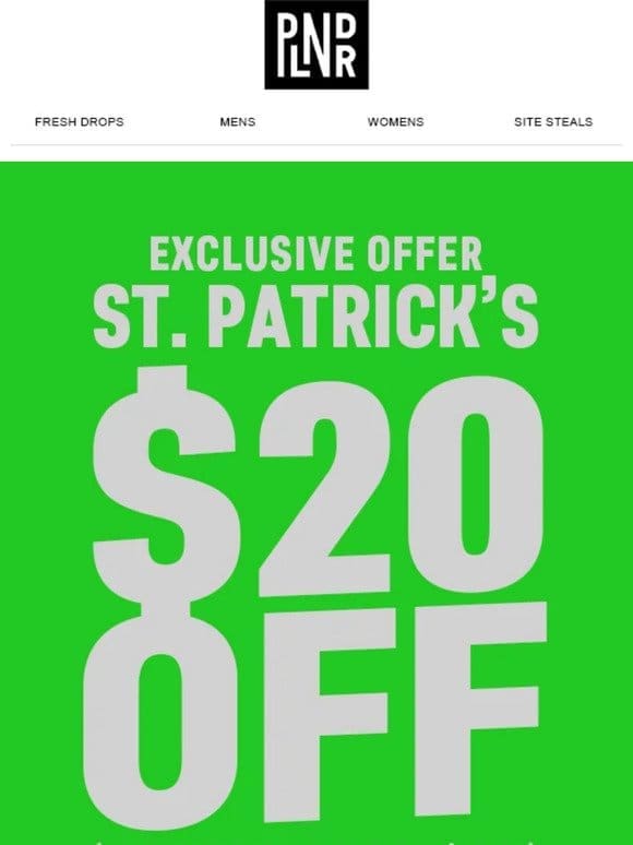 Exclusive St. Patrick’s Day Offer!
