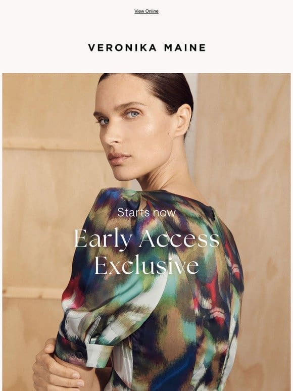 Exclusive access | 20% off full price
