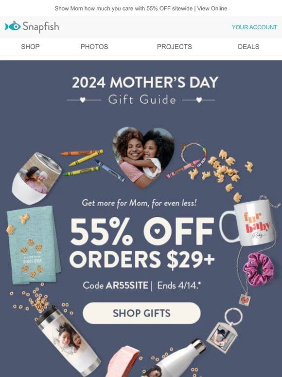 Exclusive offers + our Mother’s Day Gift Guide!