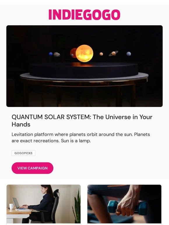 Experience a levitating solar system at home