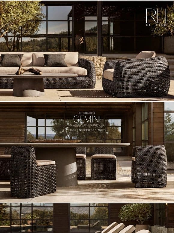 Explore New All-Weather Woven Outdoor Collections