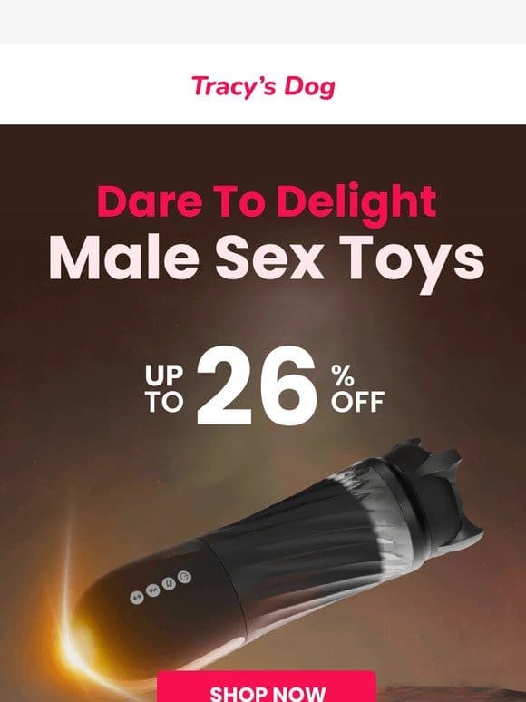 Explore New Pleasures: Our Latest Toys for Men!?