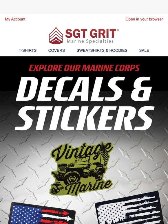 Explore Our Marine Corps Decals and Stickers