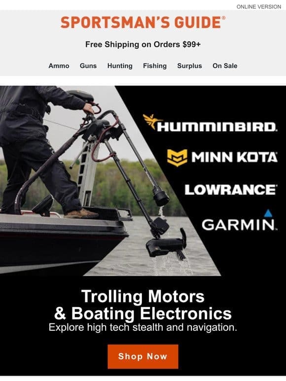 Explore Trolling Motors and Boating Electronics
