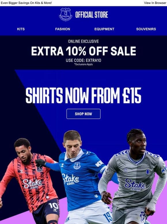 Extra 10% Off SALE