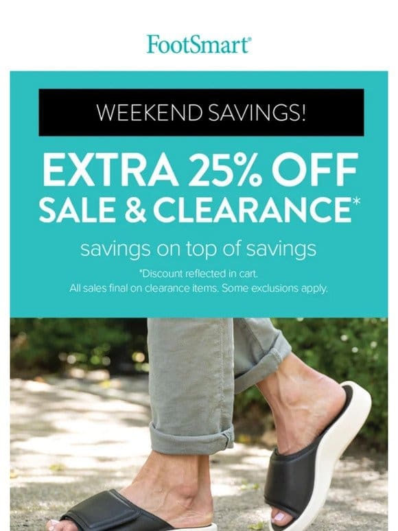 Extra Savings on Sale & Clearance Footwear!