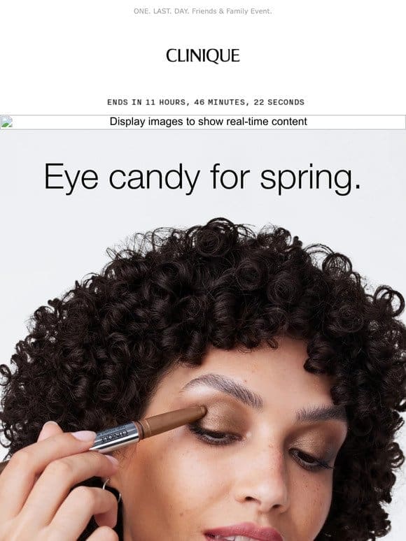 Eye spy new spring makeup   30% off today.