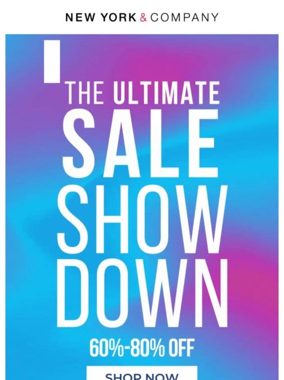 FINAL DAY⌛ THE ULTIMATE SALE SHOWDOWN ENDS TONIGHT!