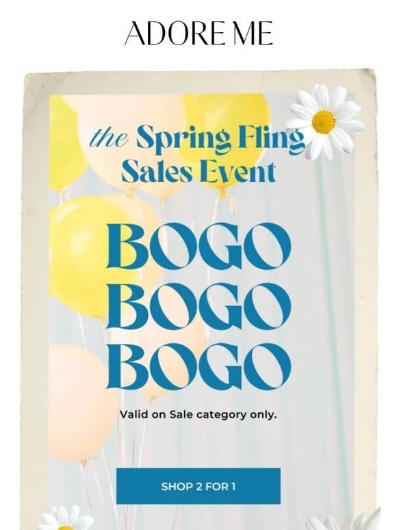 FINAL HOURS: The Spring Fling Sales Event