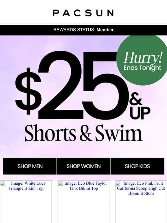 FINAL HRS ⌚ $25 Shorts & Swim