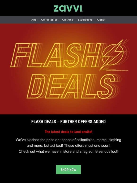 FLASH Deals! Extra Savings Added