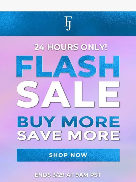 FLASH SALE ✨ 24 Hours Only!