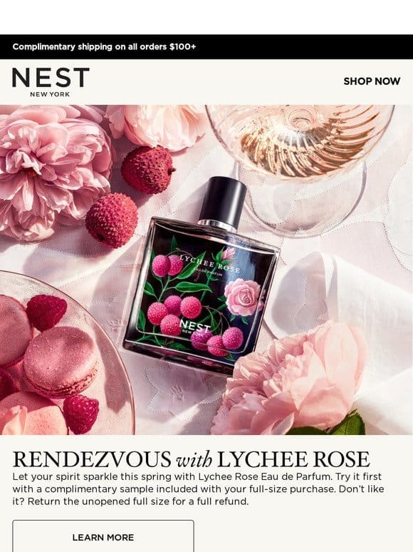 Fall in love with Lychee Rose