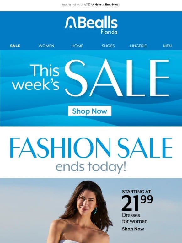 Fashion Sale ends today! You don’t want to miss these deals…