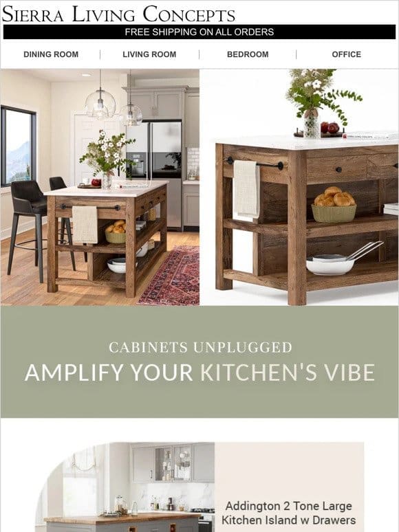February’s Top Sellers – Kitchen Islands❤️