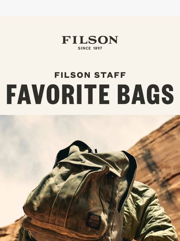 Filson Staff’s Favorite Bags