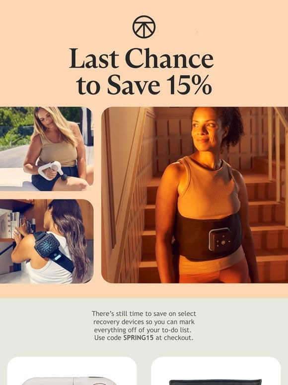 Final hours: 15% off spring cleaning savings