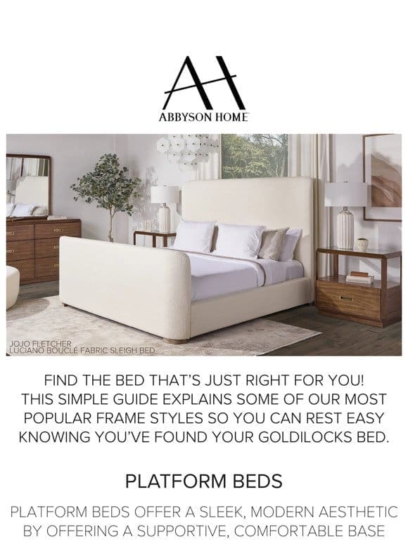 Find Your Perfect Bed