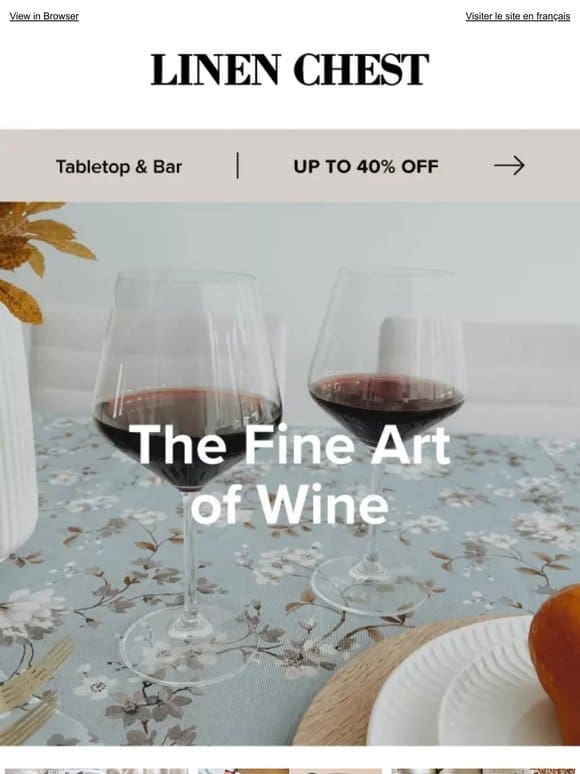 Find Your Perfect Wine Glass  Up to 40% Off Tabletop & Bar
