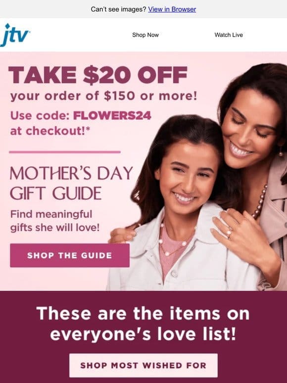 Find gifts for mom today!