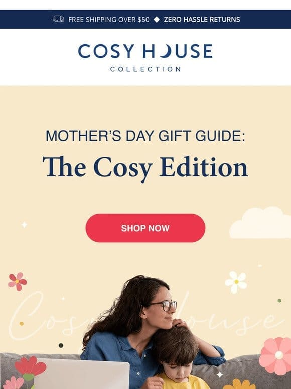 Find the Perfect Cosy Gift for Mom this Mother’s Day!