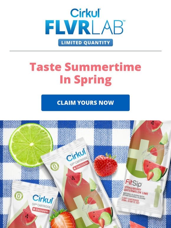 FitSip Strawberry Watermelon Lime Is Here， But…