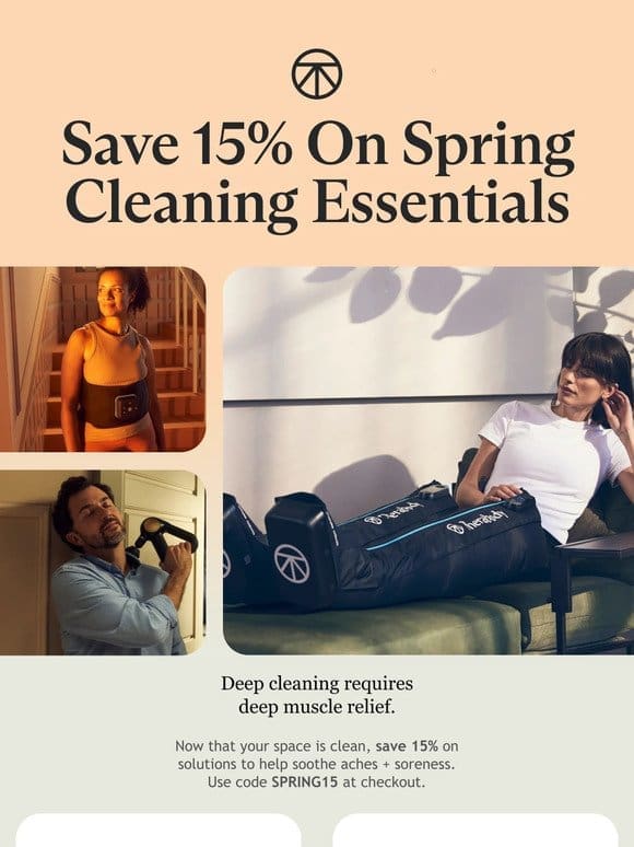 Flash Sale: 15% off spring cleaning recovery