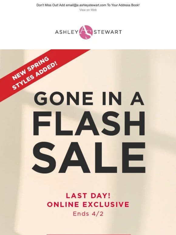 Flash Sale FINAL DAY! Extra 50% OFF CLEARANCE! ���⚡