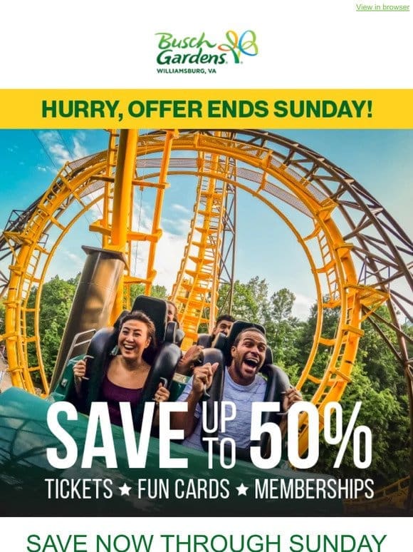 Flash Sale: Get Early Ride Time on Loch Ness Monster!