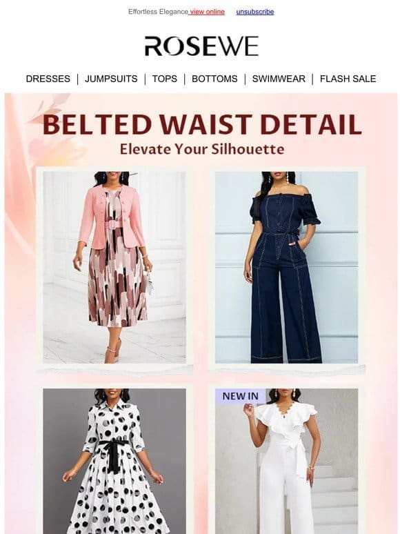 Flaunt Your Waist! Embrace the Chic Appeal of Belted Styles!