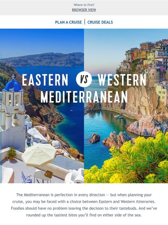 Foodies， you can’t miss summer on the Mediterranean Sea