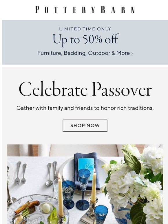 For your Passover gathering