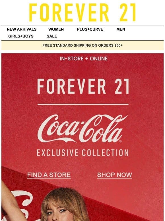Forever 21 | Coca-Cola Just Dropped
