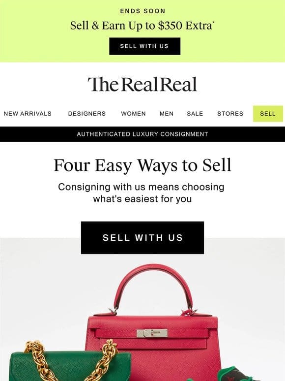 Four easy ways to sell with us