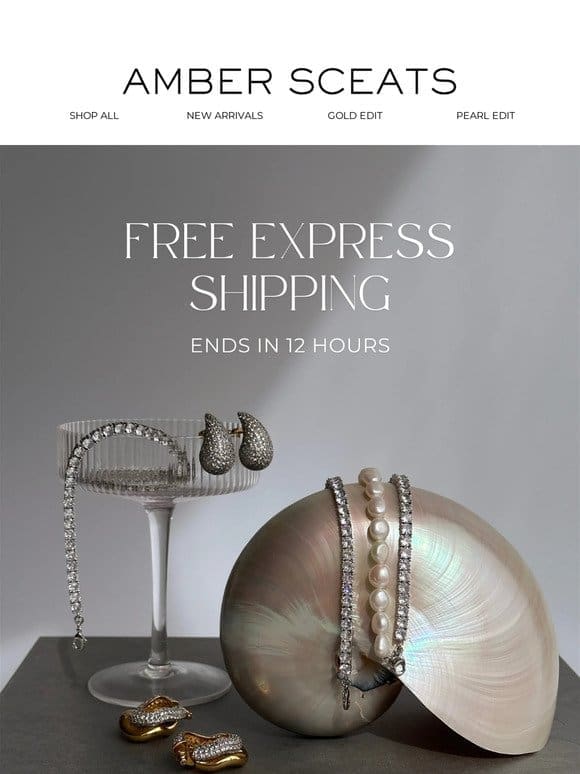 Free Express Shipping Ends Tonight