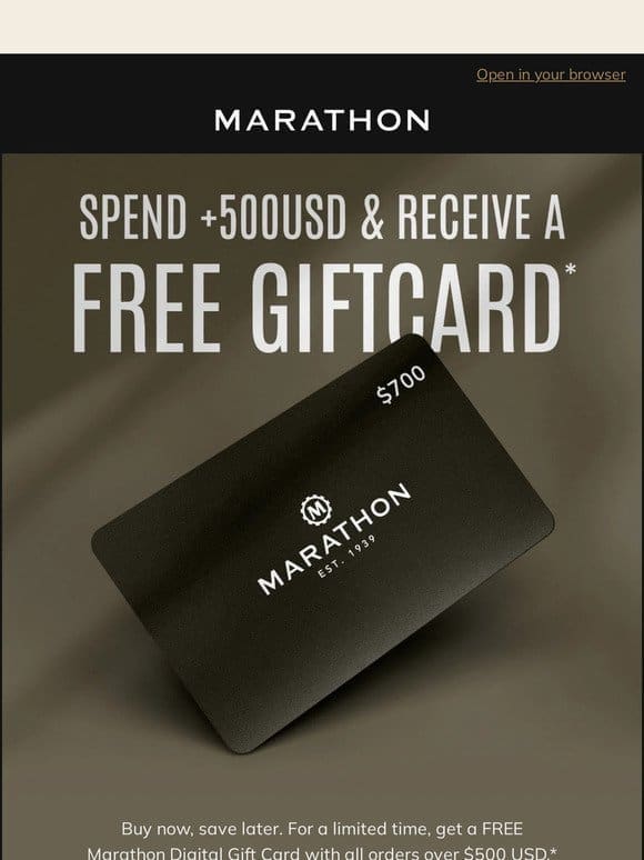 Free Gift Card with All Steel Watches