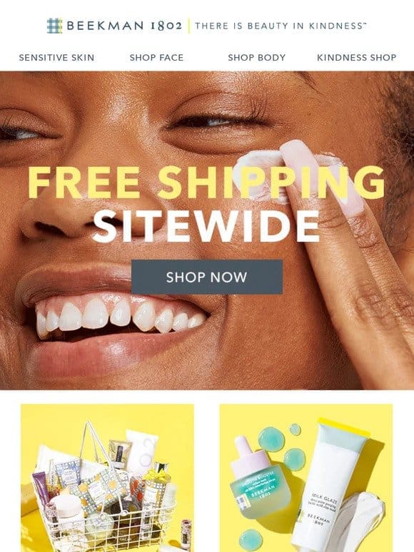 Free Shipping Sitewide Saturday