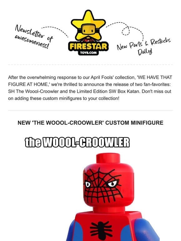 From Prank to Product: Introducing SH The Woool-Croowler and Limited Edition SW Box Katan!