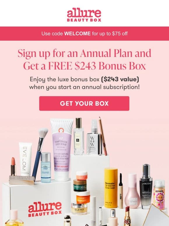 Get $243 Worth Of Beauty For FREE