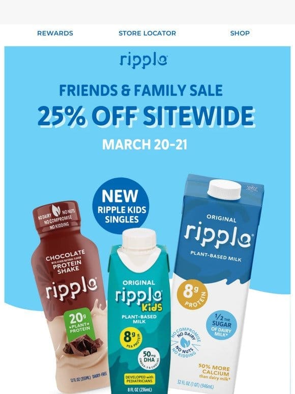 Get 25% Off at the Ripple Friends & Family Sale