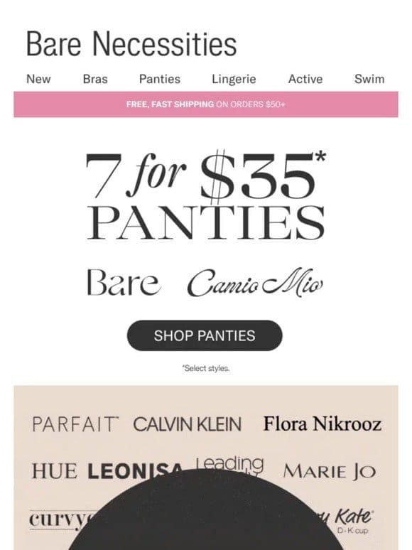 Get 7 Of Our Exclusive Panties For $35