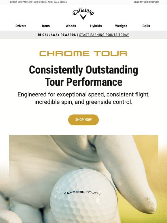 Get Consistently Outstanding Tour Performance With The New Gold Standard