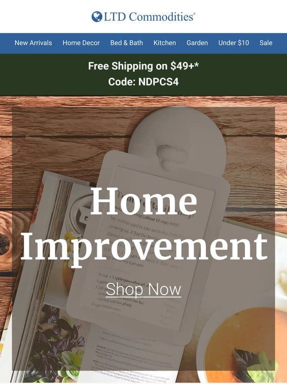 Get FREE Shipping for Your Home Makeover!