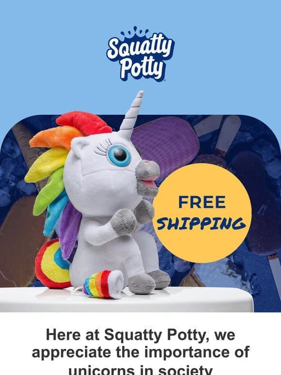 Get Free Shipping for Unicorn Day!
