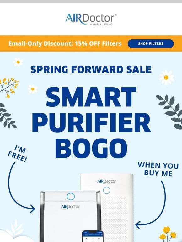 Get Two Smart Purifiers for the Price of One!