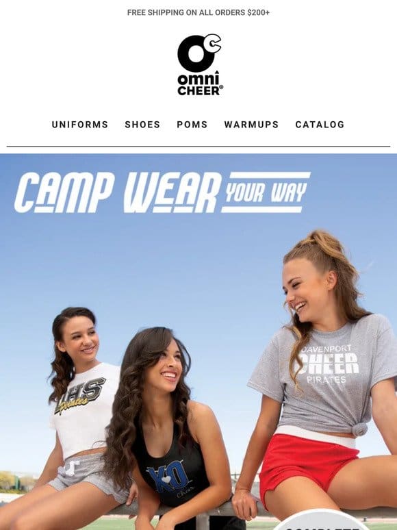 Get Your Camp Wear for Less!