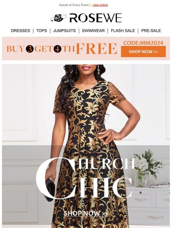 Get Your Church Attire Ready for a Fashionable Sunday!