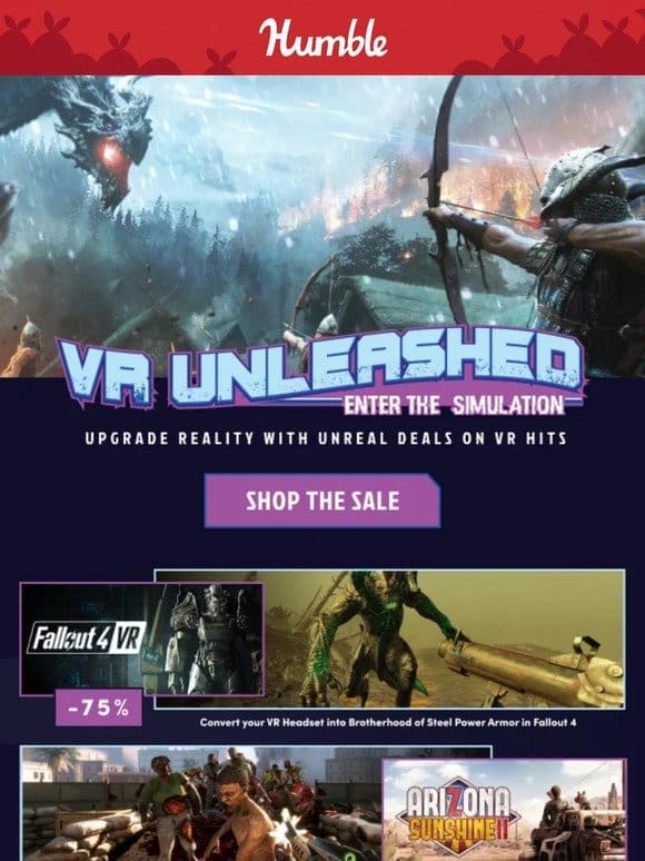 Get a new POV in the VR Unleashed: Enter the Simulation sale!