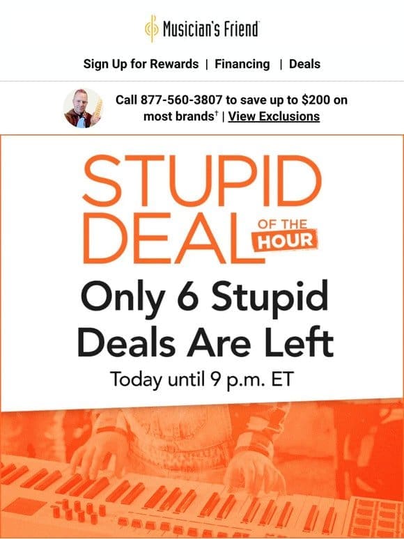 Get down with the Stupid Deal of the Hour