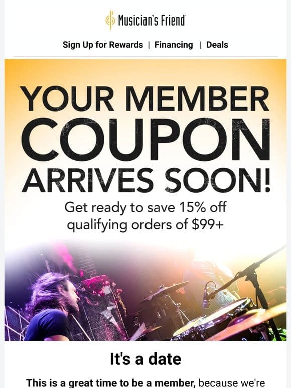 Get ready: Member coupons are on their way